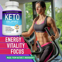 Keto Burn Advanced - Rapid Ketosis Support Formula (60 Veg Caps) - 1