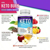 Keto Burn Advanced - Rapid Ketosis Support Formula (60 Veg Caps) - 1