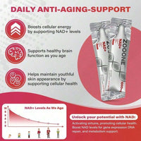 Zoo-One NAD+ Berry Drink Mix – Anti-Aging Cellular Renewal + Mental Focus, 30 Sticks - Default Color