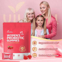 Women's Body Care Cranberry Probiotic Vegan Gummies 60Pcs - Default Color