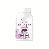 Multi Collagen Pills For Women & Men, 240 Capsules |   Type I, II, III, V, X - Hydrolyzed Collagen Peptides With Biotin, Hyaluronic Acid & Vitamin C |   Hair, Skin, Nail & Joint Support - Default Color
