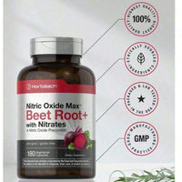 Horbäach Nitric Oxide Beet Root Capsules |   180 Count |   With Nitrates And Precursor |   For Men And Women |   Vegetarian, Non-GMO, Gluten Free Supplement[Free Shipping ](2026 Latest Version) - Default Color