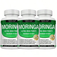 1200mg Moringa Capsules -Pure Moringa Powder For Lmmune, Gut Health Rich In Essential Vitamins, Minerals & Plant Protein To Support Energy, Wellness & Vitality 90 Capsules Natural Formula – 3 Pack