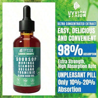 VYXION Pure Soursop 10 In 1 Liquid Drops Extract - Seamoss,Moringa,Black Seed Oil,Turmeric,Oregano Liquid Drops For Immune System And Gut Health Support - Default Color