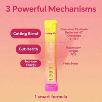LeeFar Cutting Drink Mix With Berberine, Chromium & 5-HTP |     Strawberry Açaí, 30 Servings - Default Color