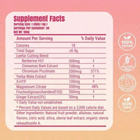 LeeFar Cutting Drink Mix With Berberine, Chromium & 5-HTP |     Strawberry Açaí, 30 Servings - Default Color