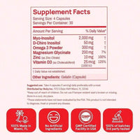 Inositol Powder Multivitamin, Pink Lemonade Flavor – 4g Myo & D-Chiro Inositol, DIM, Zinc, Magnesium Glycinate, Vitamin D3 – Supports Women's Health, Cycle, Energy[Free Shipping ] - Default Color