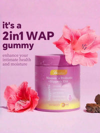 Women's Probiotics+Smooth Elm Moisturizing - Removes Odors - Balances Female PH Maintain A Healthy Microbiota - Default Color
