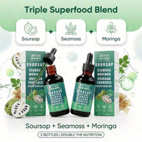 Vyxion Soursop Bitters – 2 Fl Oz – 10 Herbs For Explosive Detox & Intimate Vitality – Sea Moss, Ashwagandha – Boost Stamina & Desire – Vegan – Limited Time Offer 3-Pack - Default Color