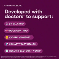 Physician's CHOICE Probiotics For Women - PH Balance, Odor Control, Yeast Balance, Flora & Feminine Health - 6B CFU With Organic Prebiotics And Cranberry Extract - 30 CT - 2PCS