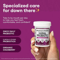 Physician's CHOICE Probiotics For Women - PH Balance, Odor Control, Yeast Balance, Flora & Feminine Health - 6B CFU With Organic Prebiotics And Cranberry Extract - 30 CT - 3PCS