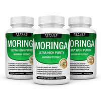 Moringa Capsules 1200mg - Pure Moringa Powder For Immune, Gut Health 90 Capsules – 3 Pack