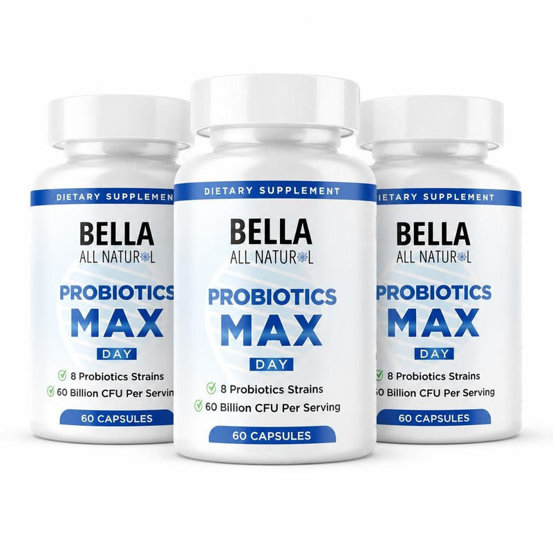 Probiotics - 100 Billion CFU, Probiotics For Gut Health, Prebiotics + Enzymes + Saw Palmetto + Cranberry, Daily Probiotic For Digestive Health – 3 Pack